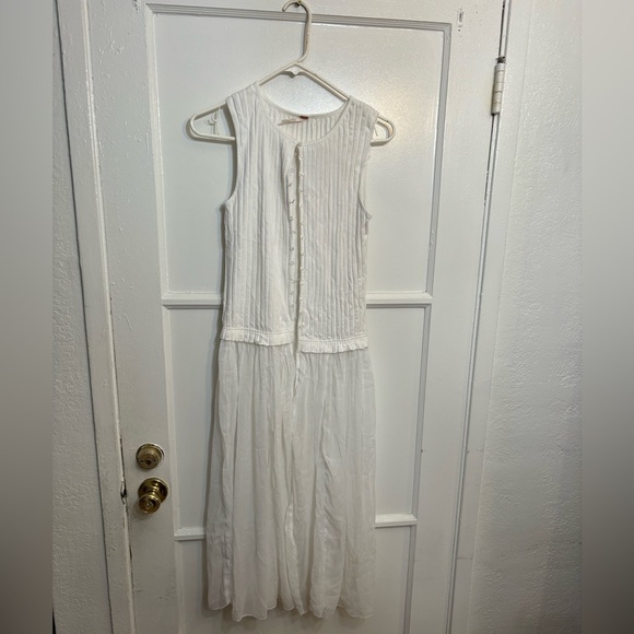 Free people Twice As Nice Maxi Top white flawed - Picture 2 of 8